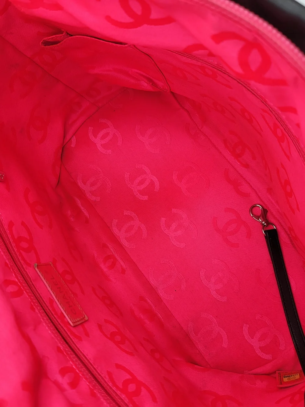 CHANEL Calfskin Quilted Cambon Ligne Tote Bag..Authentic w/COA....